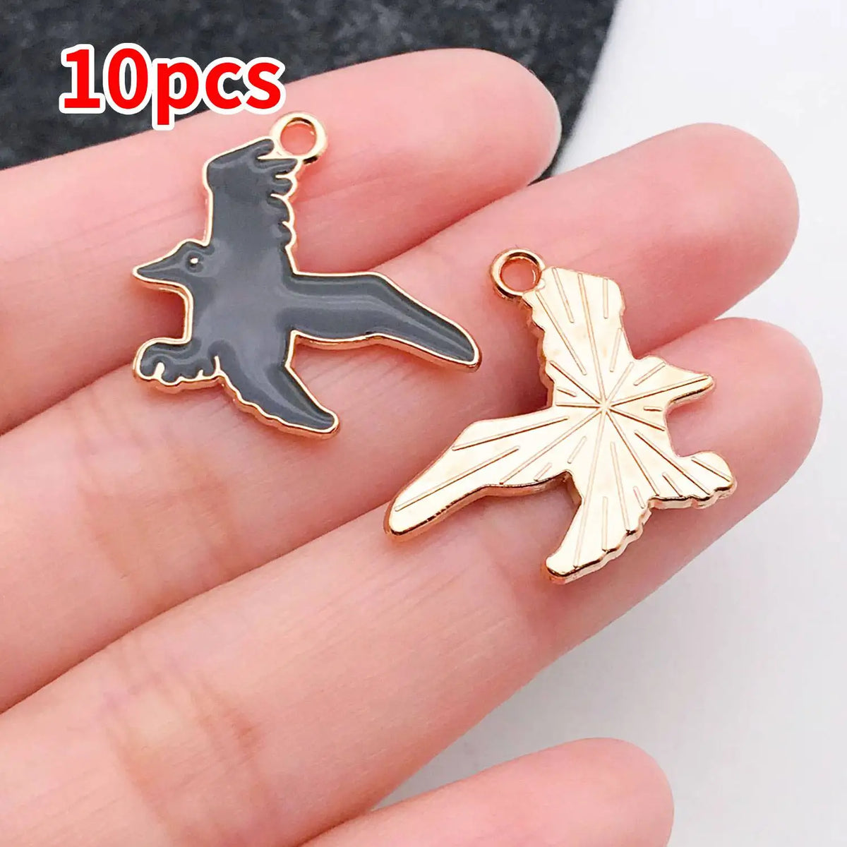 Mix 10/20 pcs of Alloy Enamel Halloween Charms Pendants, Suitable for DIY Necklace, Earring, Keychain Jewelry Making Accessory.