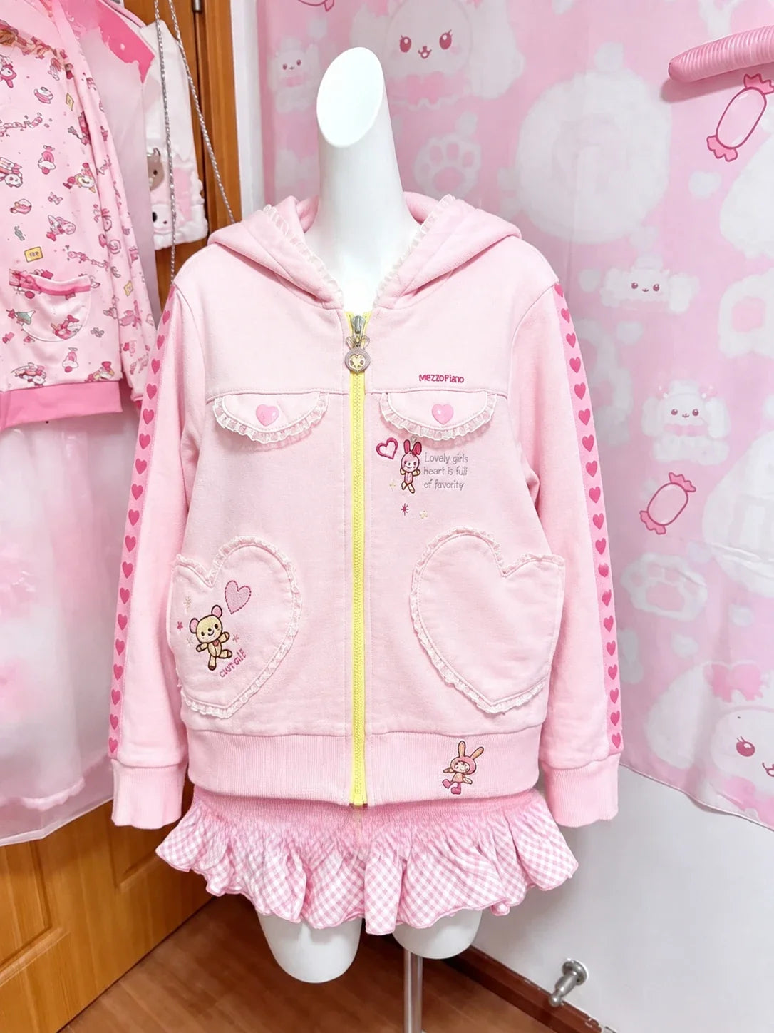 American Vintage Japanese Jacket Hooded Women 2026 Cotton Coats Outwear Design Subculture Gothic Sweatshirts Harajuku