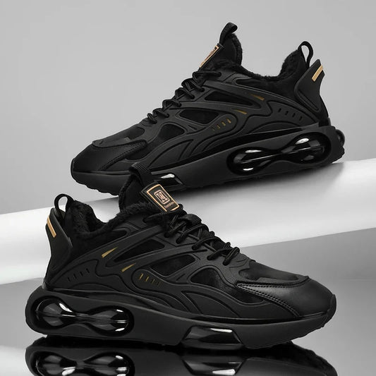 Couples casual sports shoes autumn winter warm plush cotton shoes Men Women fashion outdoor soft sole light racing running shoes