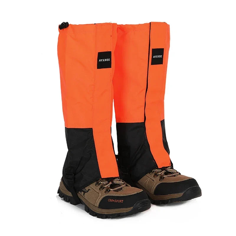 Durable Waterproof Leg Gaiters Hiking Hunting Camping Climb Boots Leggings Covers Outdoor Hunting Winter Snow Skiing Leg Warmers