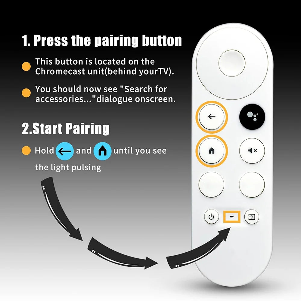 G9N9N Replacement Voice Remote Control  for Google Chromecast 4K Snow Streaming Stick Smart TV