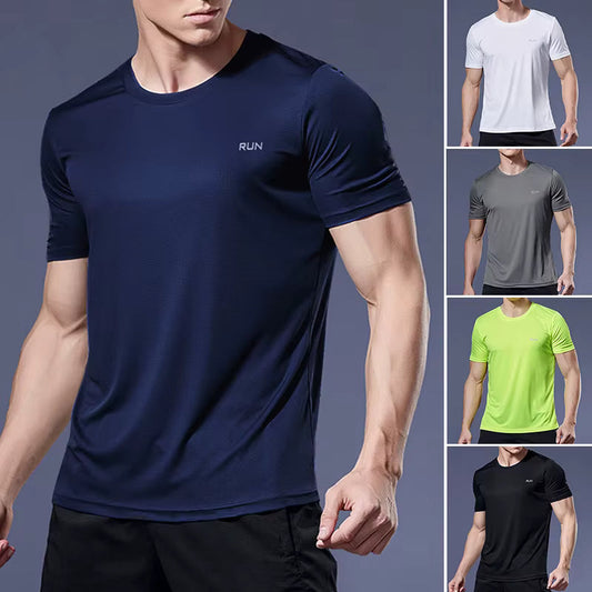 Men Quick Dry Compression Sport Shirt for Gym and Training