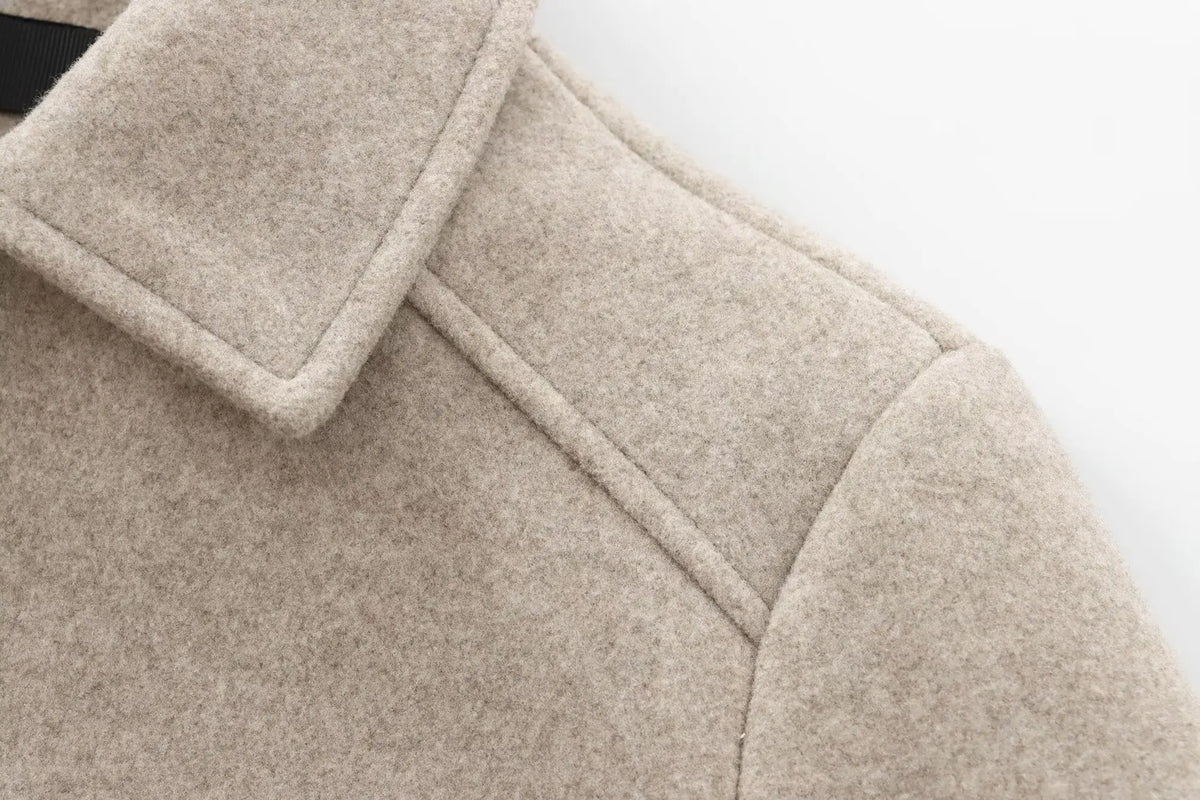 Women's Zipper Jacket Coat New Winter Long Sleeve Pocket Outerwear Coat Short Street Elegant Women's Jacket