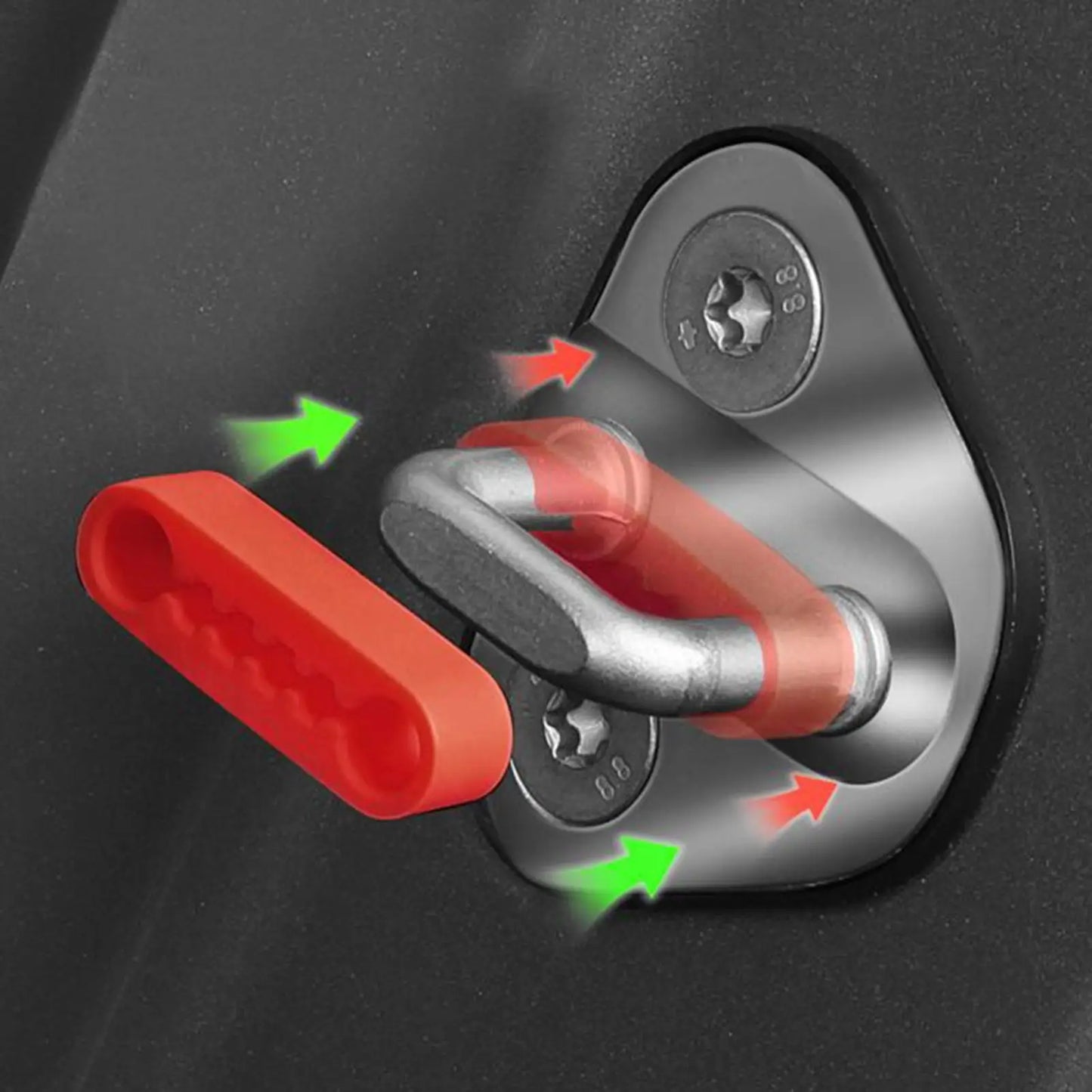 Silicone Car Door Shock Absorber Pads, Elastic Cushion Damper, Reduce Noise & Protect Paint for Car Truck SUV RV Door Edge