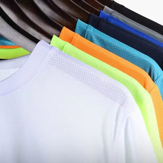 Summer Mens Quick Dry Running Bodybuilding Shirts Sport Gym t Shirt Men Short Sleeve Fitness Tops Oversized t-Shirt Jersey