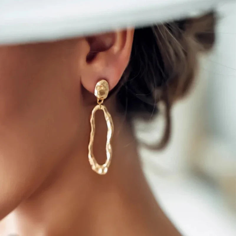LATS Elegant Asymmetrical Baroque Pearl Stud Earrings for Ladies and Girls Personality Irregular Fashion Jewelry Party Gifts