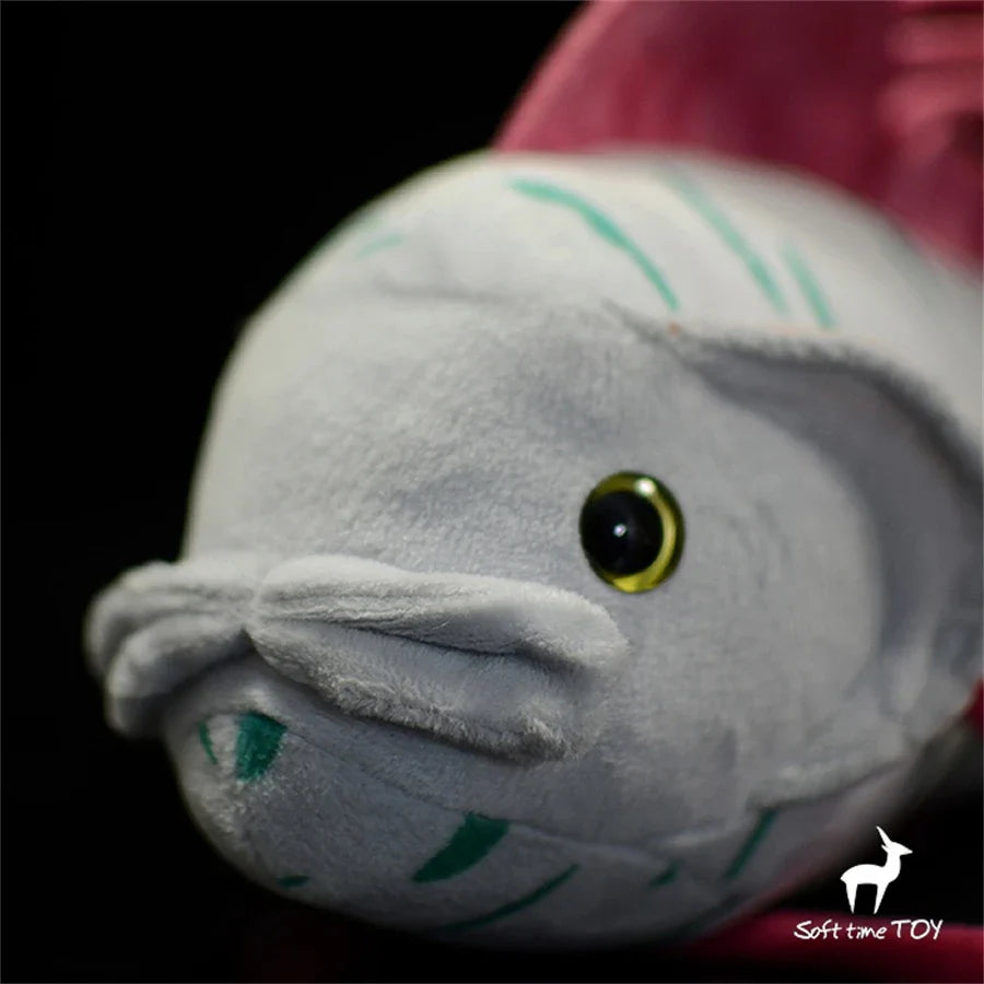 Oarfish High Fidelity Anime Cute Plushie Sea Serpent Plush Toys Lifelike Animals Simulation Stuffed Doll Kawai Toy Gifts For Kid