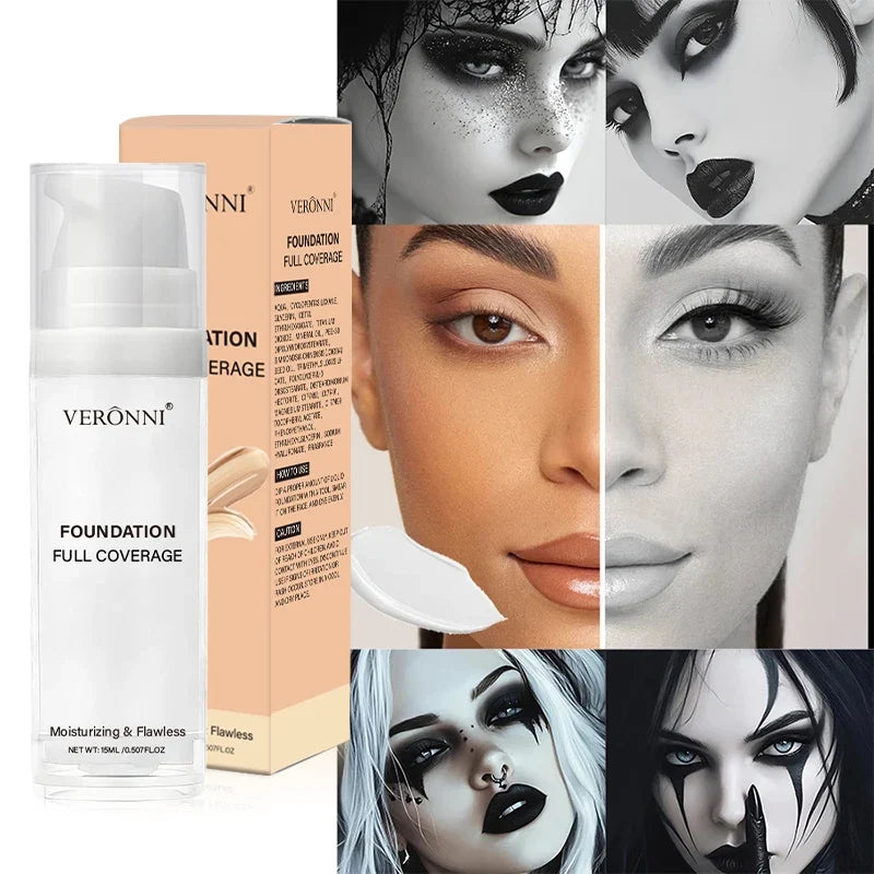 White Liquid Foundation,Long-lasting concealer Mixable Pure White Foundation Adjuster Lighten & Brighten Parties & Events Makeup