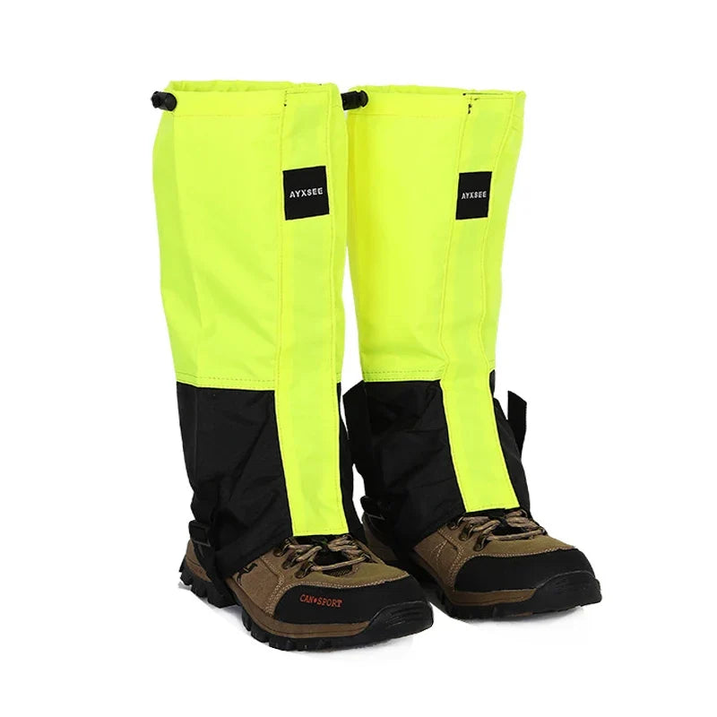 Durable Waterproof Leg Gaiters Hiking Hunting Camping Climb Boots Leggings Covers Outdoor Hunting Winter Snow Skiing Leg Warmers