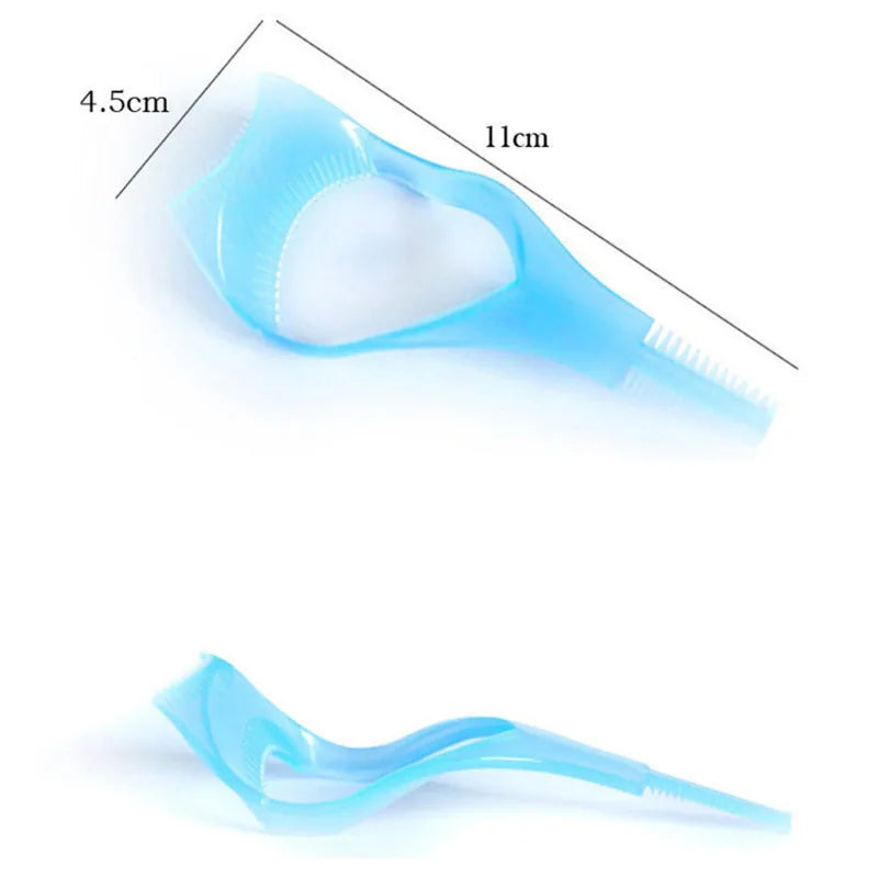 3 Pack Mascara Shield Guard Makeup Eyelash Applicator Cosmetic Mascara Guide Separator Upper Lower Lash Comb Helper Tool