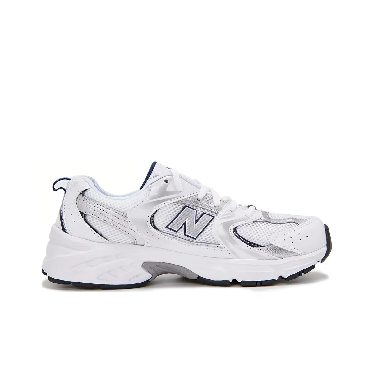 New Balance NB 530: Snug Fit, Comfortable, Cushioned, and Durable Women's Low-Top Casual Shoes in White GR530SB1