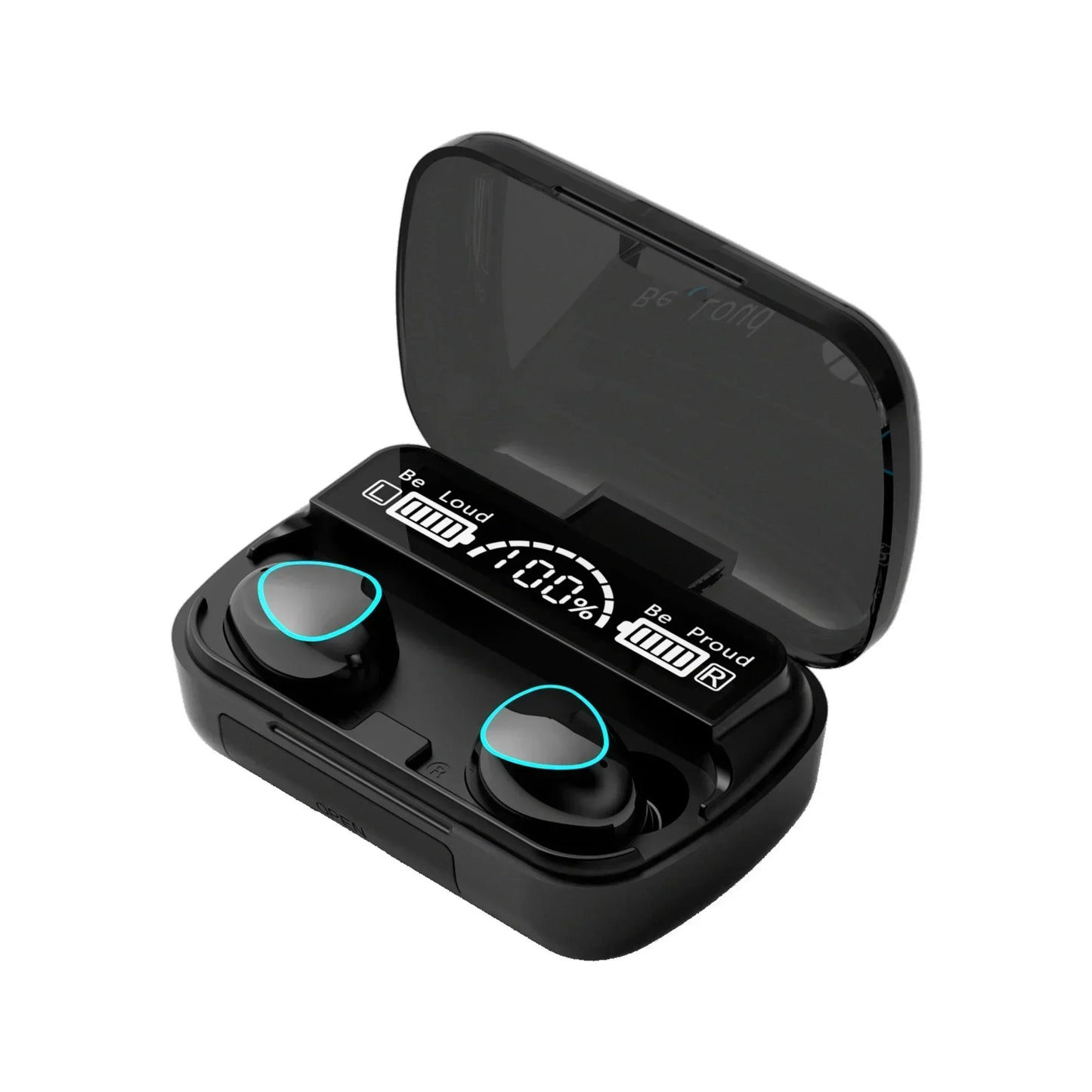 Original M10 Wireless Bluetooth Earpods Noise Canceling Headphones with Mic Stereo Sound Gamer Speaker for Sports
