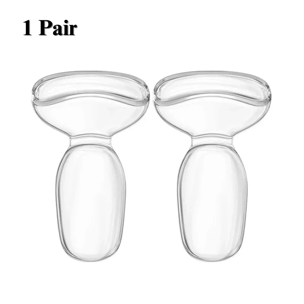Soft Silicone Heel Grips Anti-Chafing Heel Protectors Cushion Pads for Women High Heels Comfortable Half Size Shoe Inserts