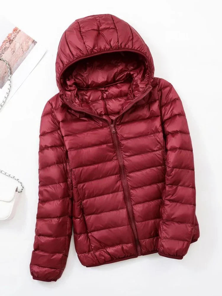 NewBang Brand Women's Down Jackets 90% Ultra Light Duck Down Women Lightweight Coat Hooded Female Windbreaker Parka Plus Coats