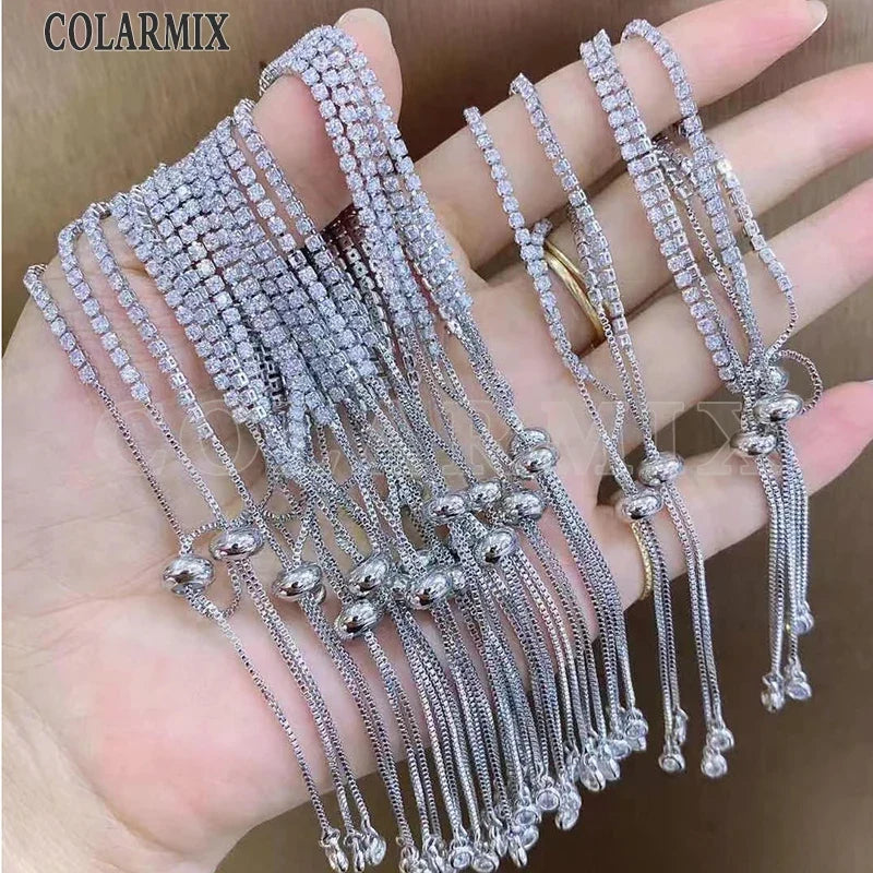 10 Pcs Zircon Bracelet Fashion Bracelet Jewelry Bracelet Accessories Jewelry bangle 40033