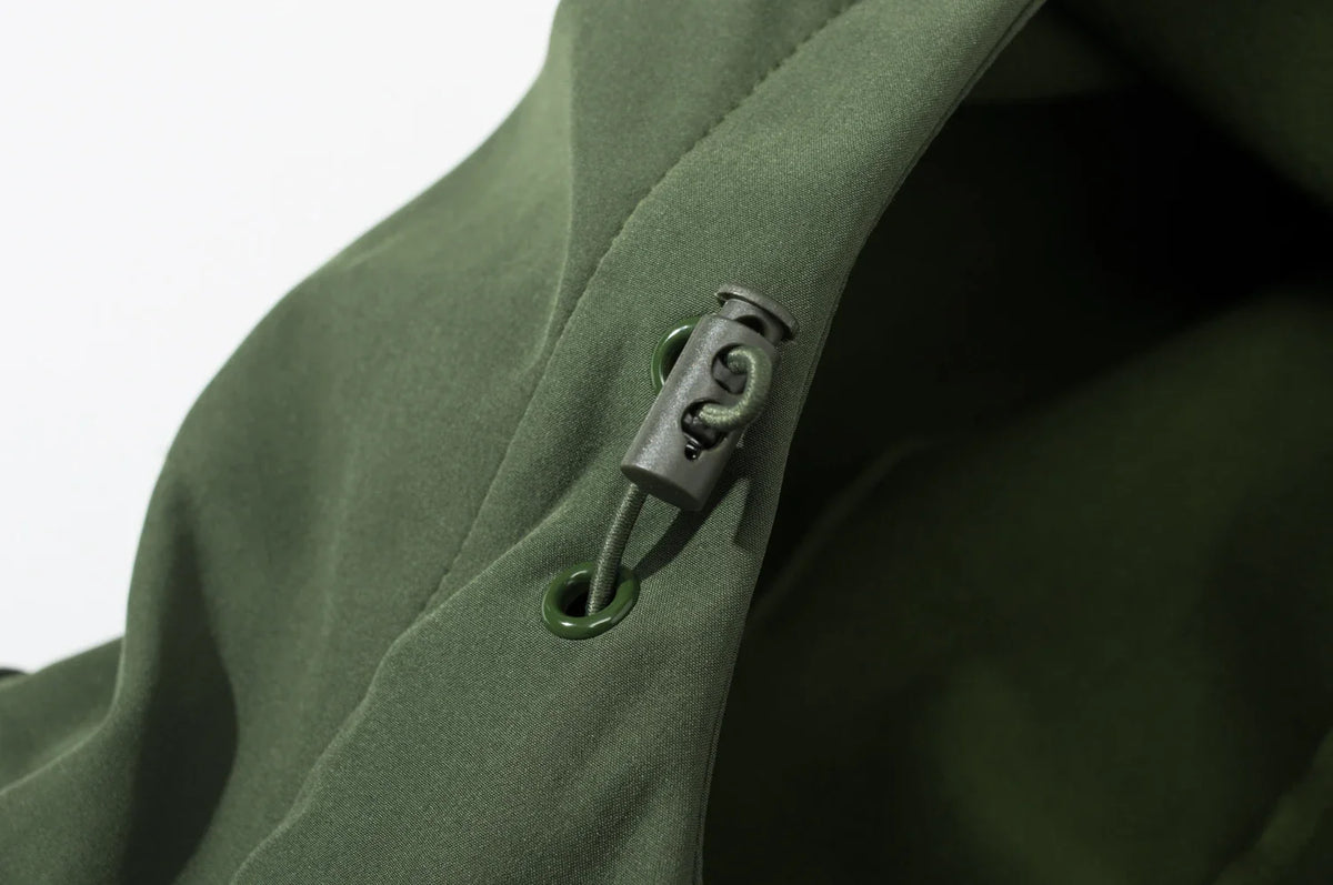 TACVASEN Hooded Rain Softshell Jacket Mens Fleece Lined Waterproof Jacket Work Jacket Outdoor Trekking Hiking Windbreaker Male