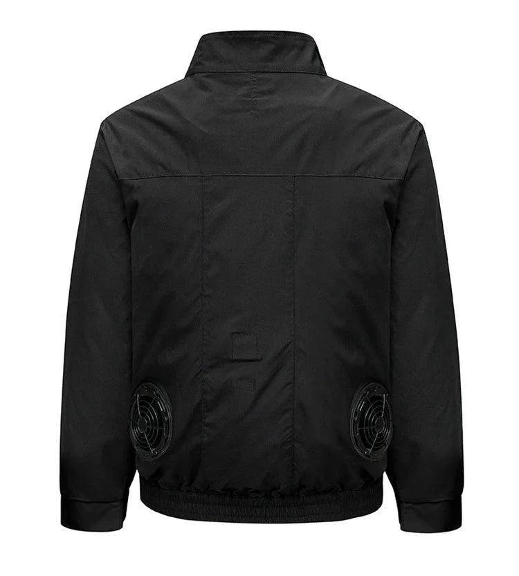 Cooling Air Conditioning Clothes with Fan Outdoor Charging Summer Cooling Welding Labor Overalls Men