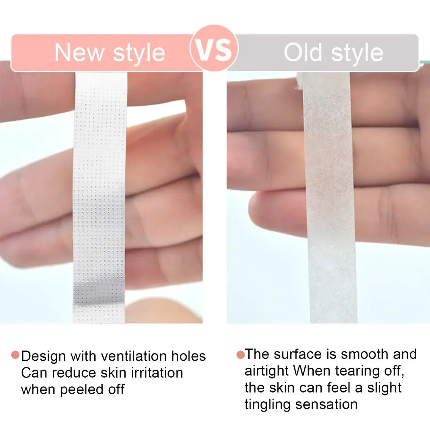 2/3/5 /6Rolls Lint Free Under Eye Pads Breathable Insulating Tape for Eyelash Extension  Non-woven Tape Paper Eyelash Patch