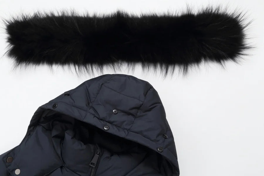 AP 2025 winter design waterproof fabric children down coat for girls and boys clothes