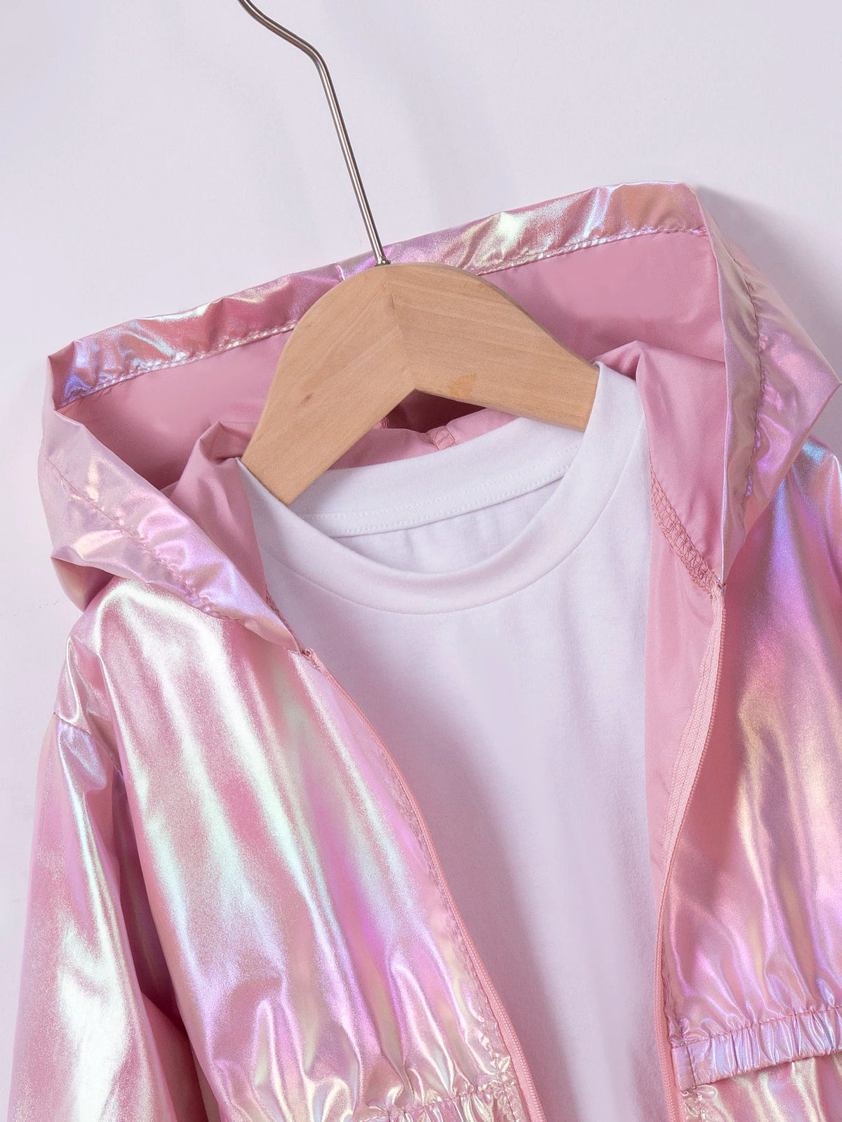 Girl's Spring and Autumn Children's Light and Thin Breathable Zipper Coat Jacket for Boys and Girls Fashion Thin Jacket