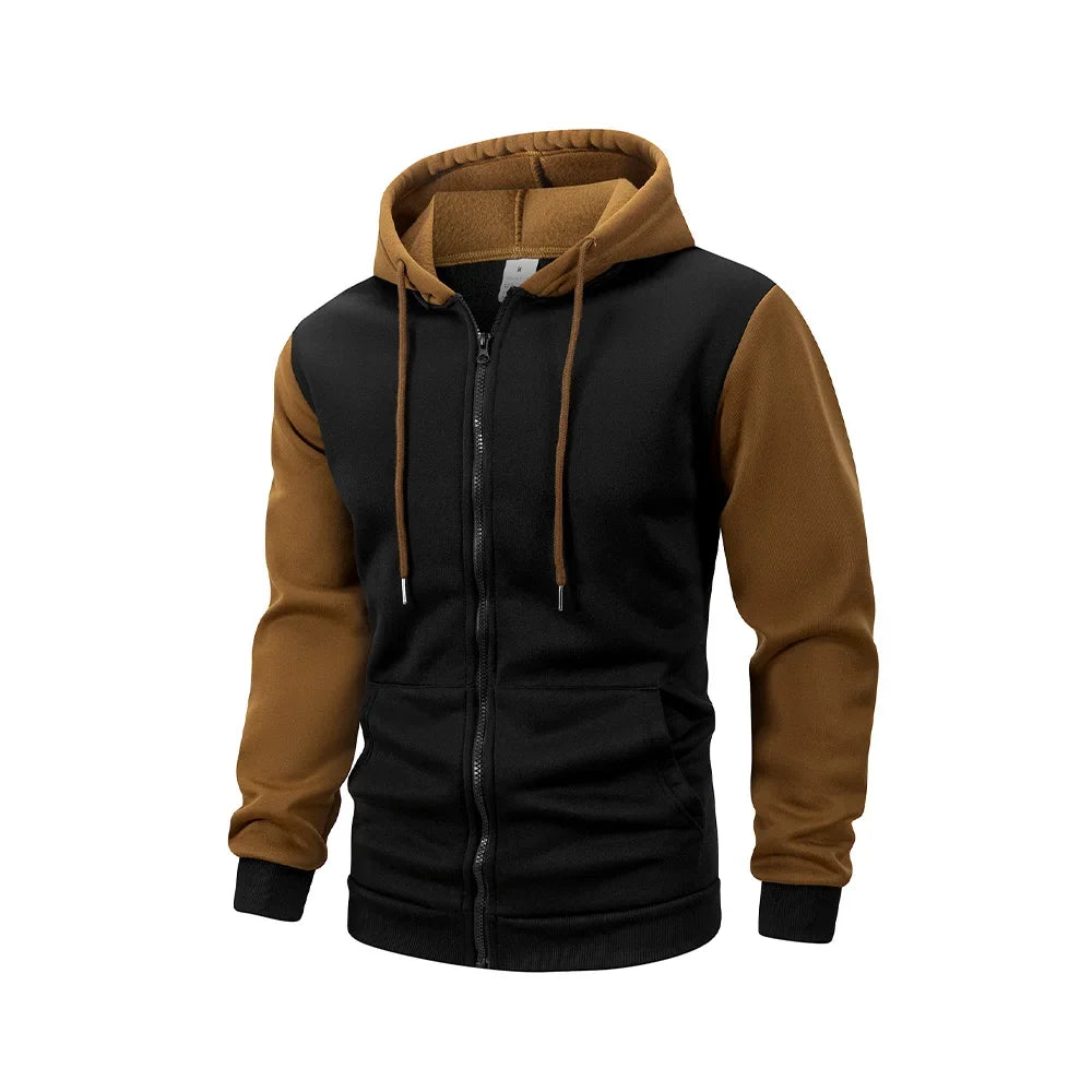 Autumn Men's Hoodies Jackets Long Sleeve Sweatshirt Oversized Hoodie Zip Up Jackets Male Hoodies Casual Jacket Sportswear