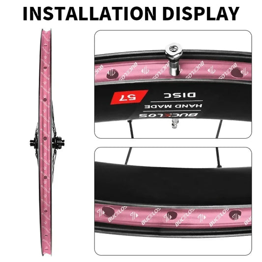 BUCKLOS 10M Bicycle Tubeless Rim Tape 17/19/21/23/25/28/30/32/35mm Width Bike Wheel Rim Stripe MTB Road Bike Wheel Rim Tape