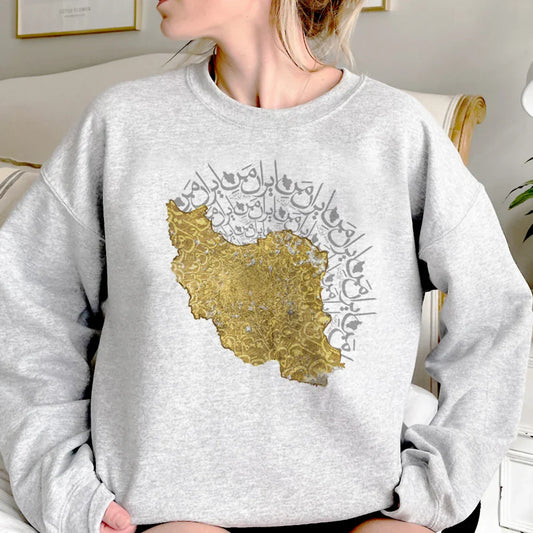 Iran hoodies women gothic 2023 Korean style aesthetic sweatshirts women vintage Pullover
