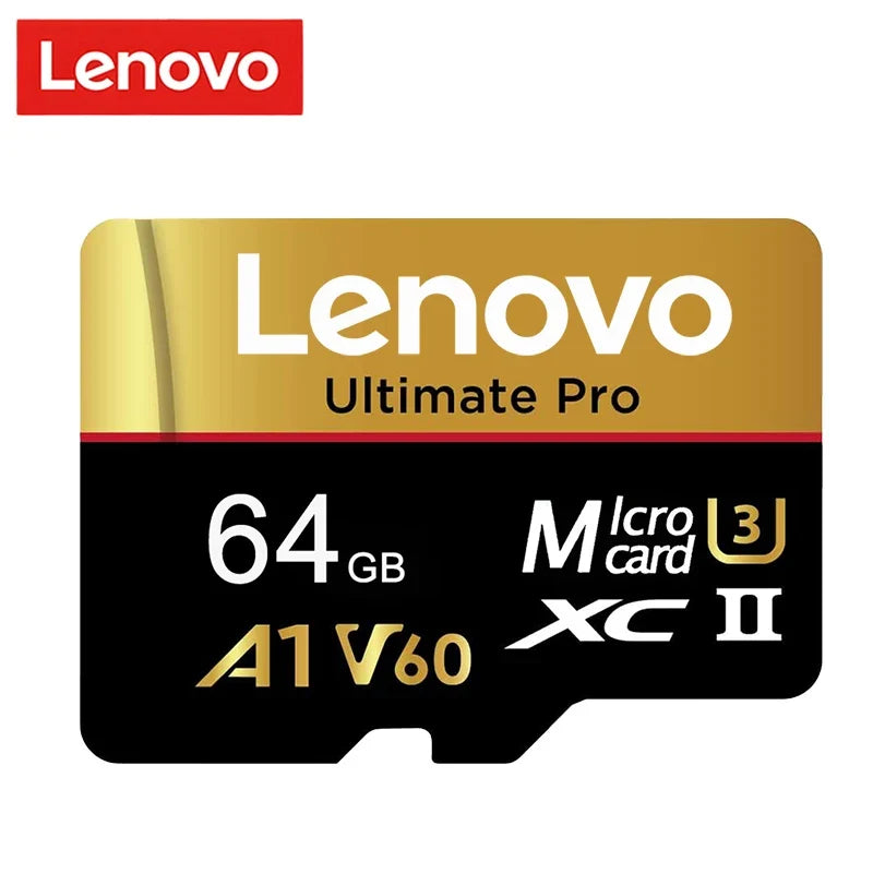 Lenovo SD Memory Card 128GB 256GB 512GB 1TB Micro SD Card V60 U3 Flash Cards TF Card Memory Microsd For Insta360 DJI Drone