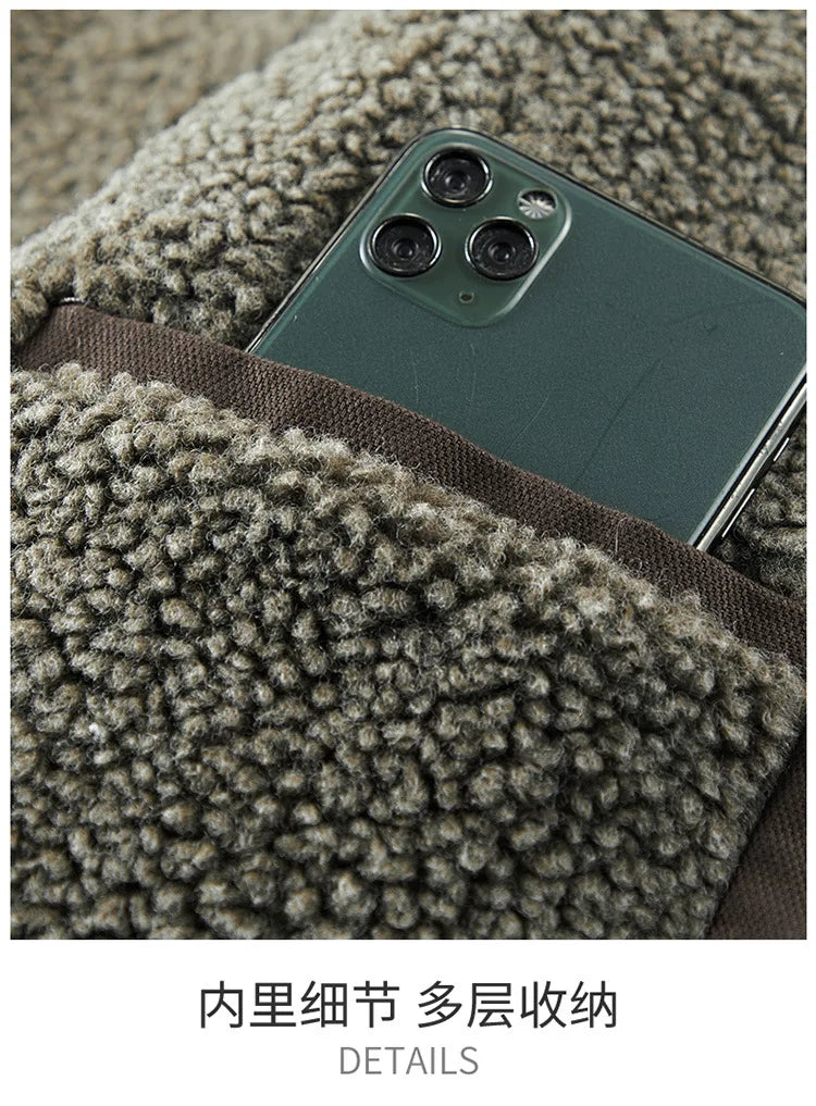 New Fashion Men Hooded Fleece Warm Down Jackets Casual Fit Coats Quality Male Cotton Multi-pockets Cargo Jackets Tooling Coats 4
