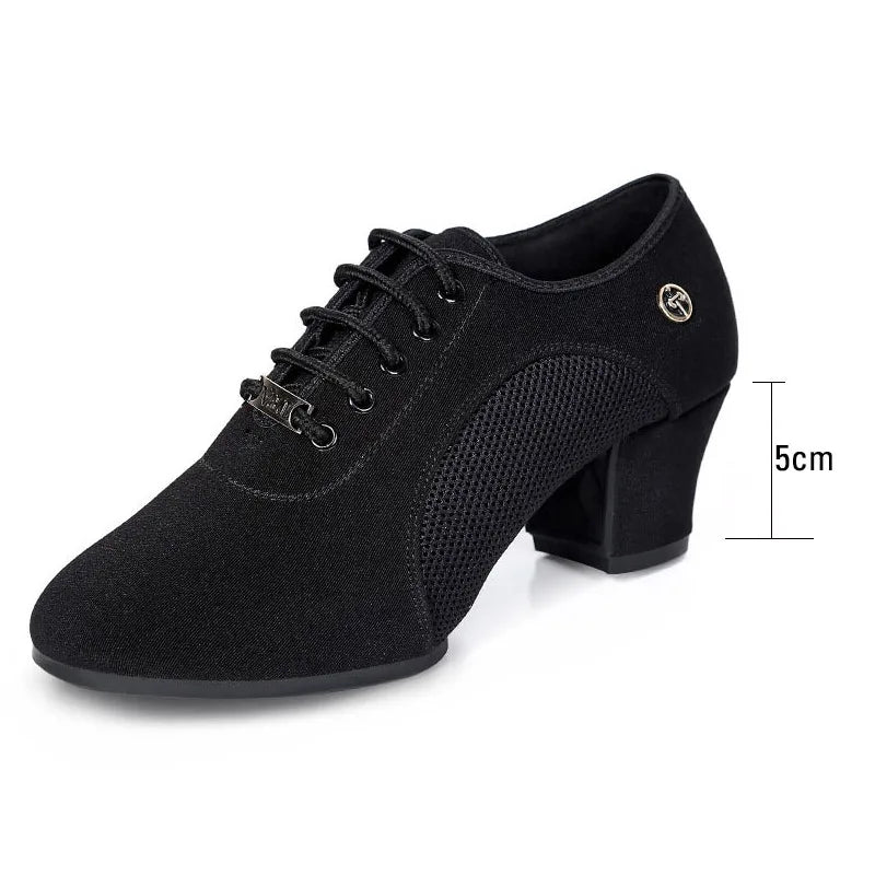 Women Latin Dance Shoes Jazz Ballroom Salsa Dancing Shoes Woman High Heels Children Training Modern Tango Dance Sneakers Female