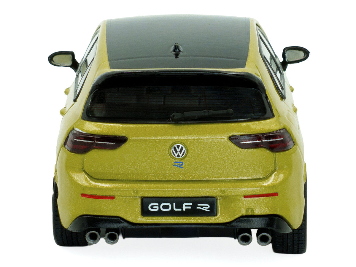 2023 Volkswagen Golf R 333 Limited Edition Lime Yellow Metallic with Black Top 1/43 Diecast Model Car by Solido