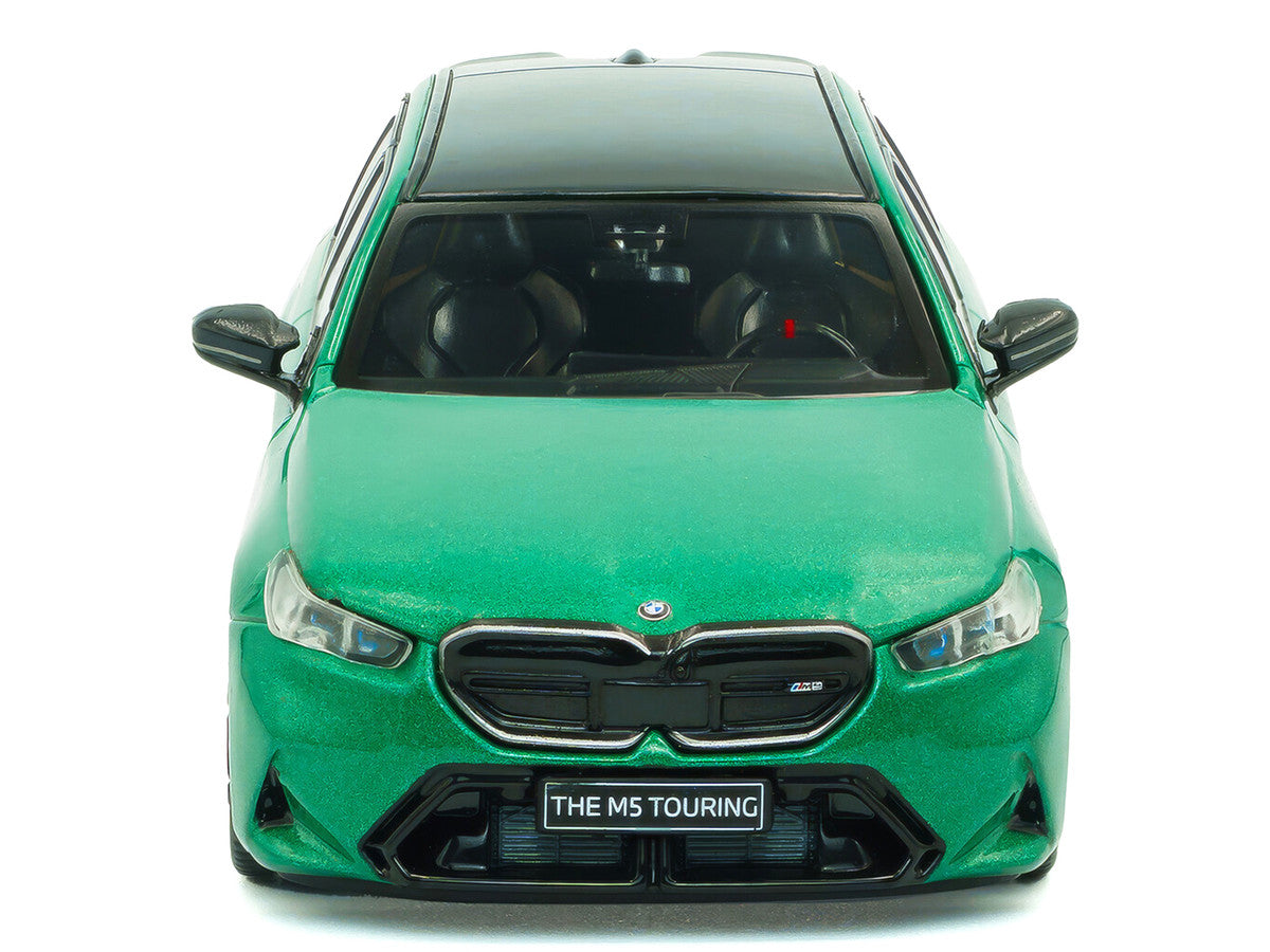 2024 BMW M5 Touring Isle Of Man Green Metallic with Black Top 1/43 Diecast Model Car by Solido
