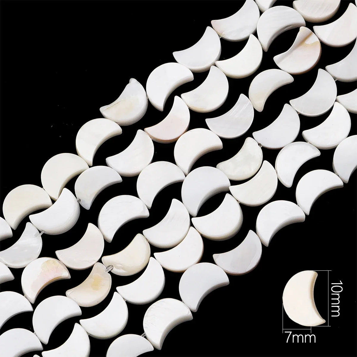 Natural Shell Beads Mother of Pearl Love Star Oval Round Flat Loose Spacer Beads for Jewelry Making DIY Charm Bracelet Necklace