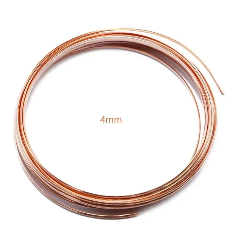 1-10M Bare Copper Wire Copper Wire T2 Copper Coil Conductive Copper Wire,  Bare Line Diameter 0.1/0.15/0.2/0.3/0.4/0.5-5mm