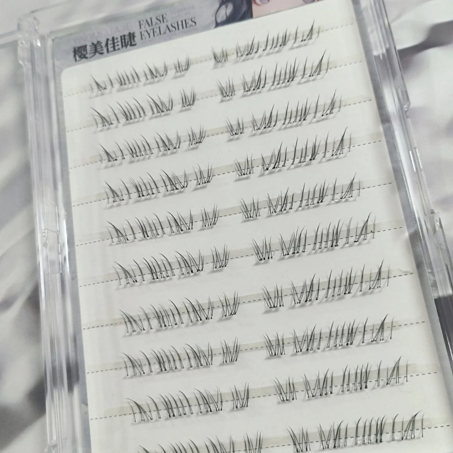 Natural Looking Lower Fake Eyelashes Wispy Cosplay Individual Lashes Cluster Comic False Eyelashes For Beauty Perfect Eye Makeup