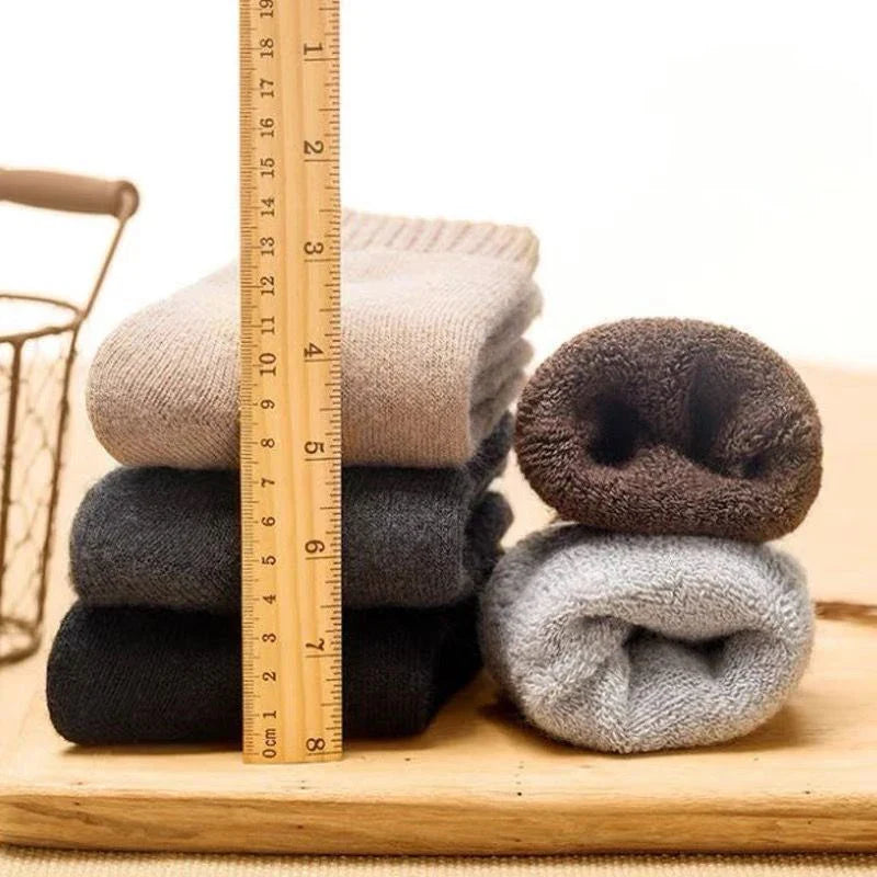 2026 New Winter Super Thicker Warm Socks Wool Male Men Women Socks Solid Socks Merino Wool Socks Against Cold Snow Terry Socks