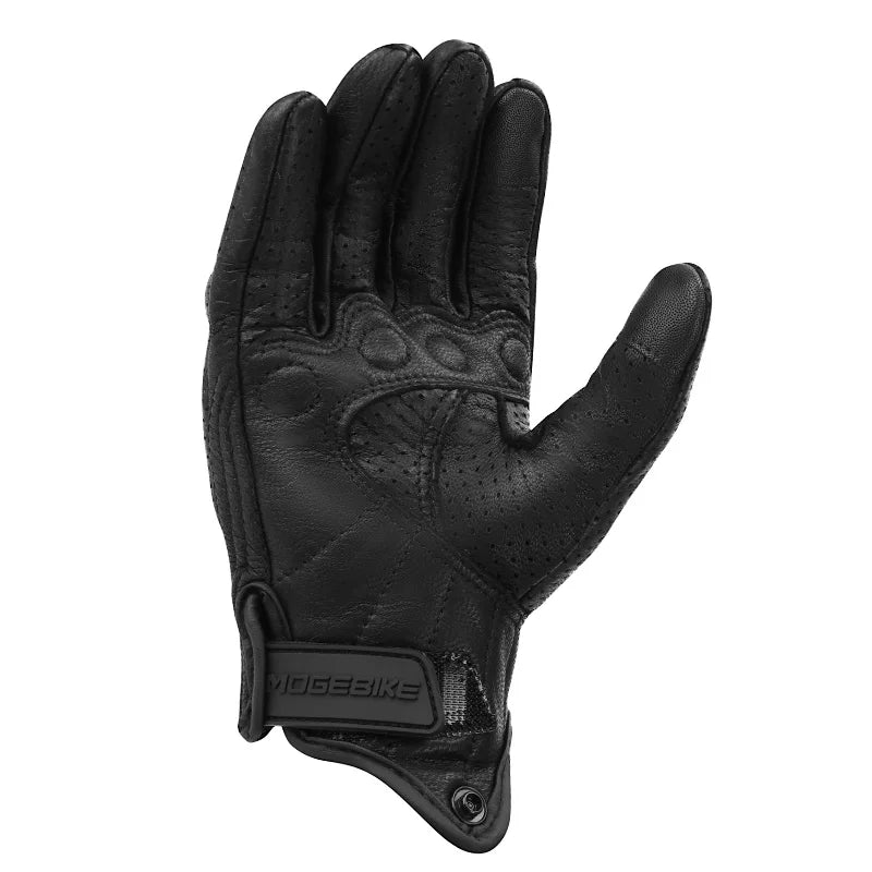 S-XXXL Motorcycle Gloves Goatskin Leather Men Women Moto Glove Electric Bike Luvas Da Motocicleta Os Carros Eletricos Sale
