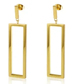 Shiny Zircon Hoop Earrings for Women Trendy Golden Stainless Steel Circle Earring Jewelry Pendientes