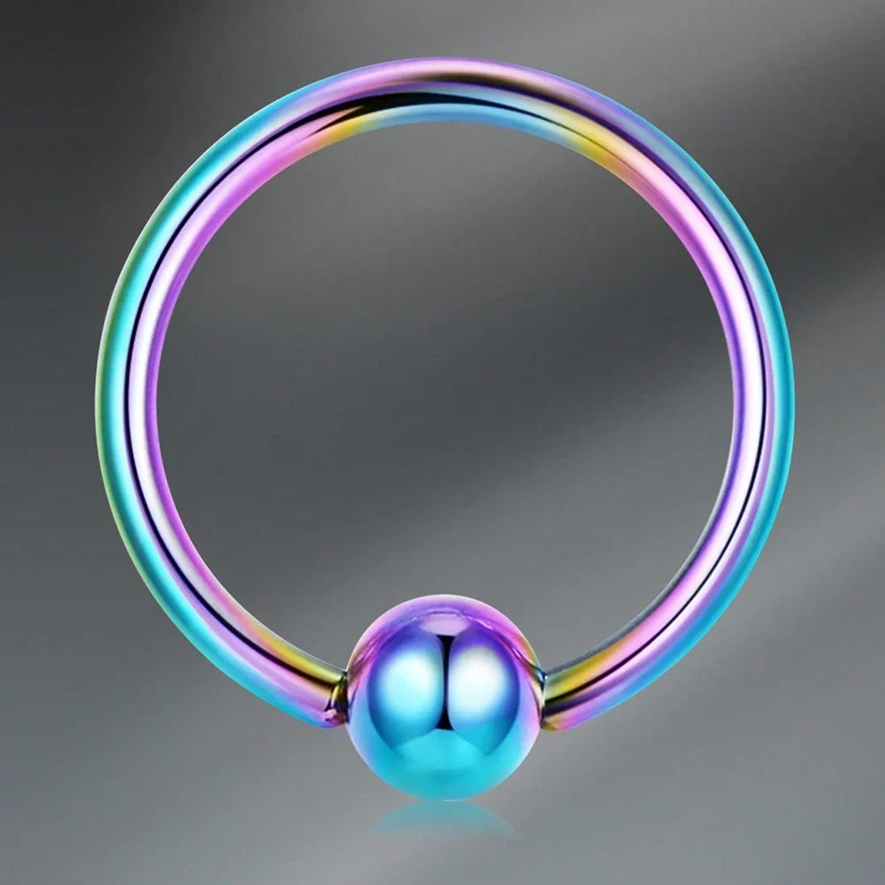 1pc Stainless Steel Nose Septum Clicker 20G 16G Flower Cubic Zirconia Decorated Piercing Nose Ring, Suitable For Daily Wear
