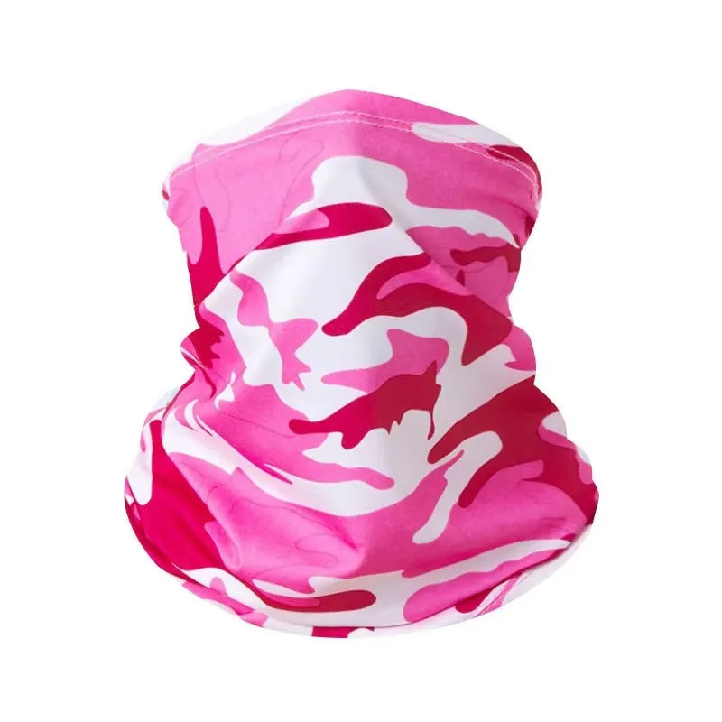 LOOGDEEL Sun Protection Bib Spring and Summer Motorcycle Neck Cover Sports Magic Bandana Riding Mask Full Face Outdoor Ice Silk