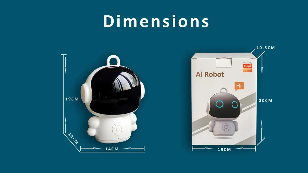Smart AI Robot WiFi Early Education Toys for Children Speech Recognition & Voice Interactive Educational Learning Machine