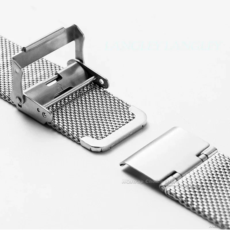 Quick Release Milanese Strap 18mm 20mm 22mm 12mm 14mm 16mm 17mm 19mm 21mm 24mm Universal Bracelet 0.6mesh Stainless Steel