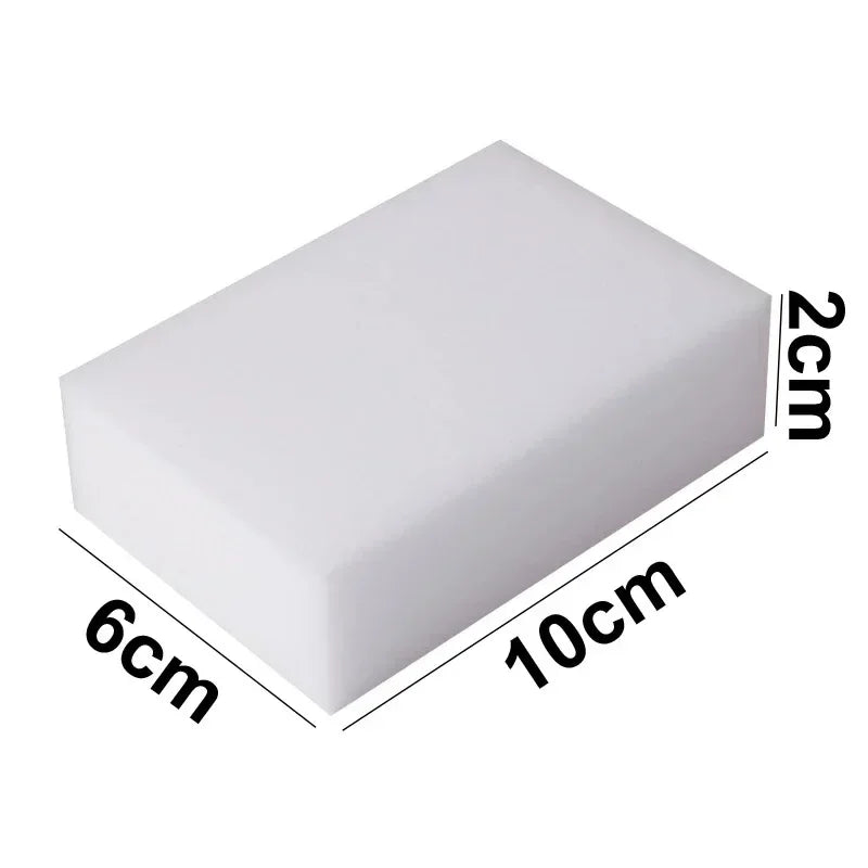 20/50/100PCS White Magic Sponge Cleaner Nano Melamine Cleaning Sponge for Dish Washing Kitchen Bathroom Household Cleaning Tools