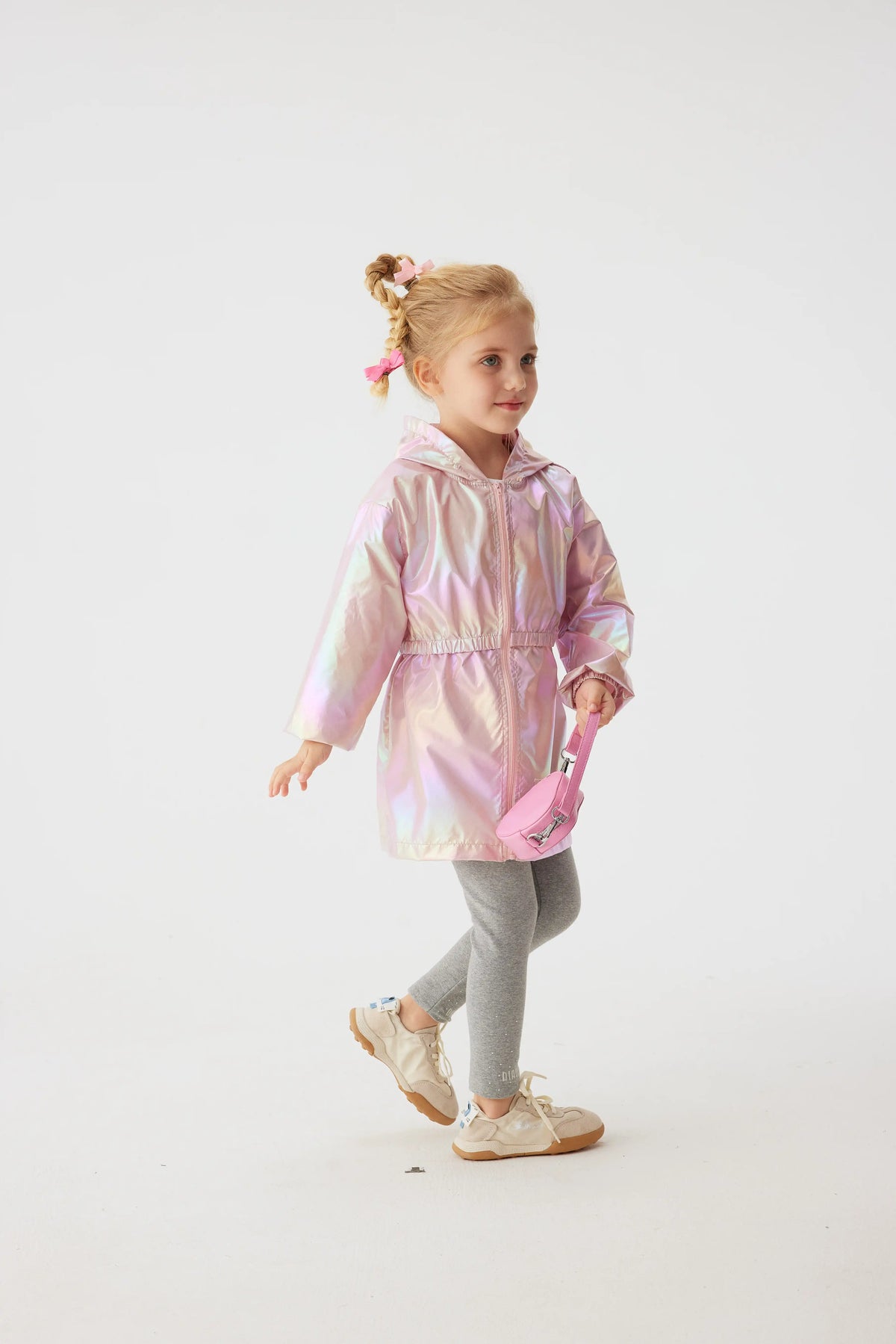 Girl's Spring and Autumn Children's Light and Thin Breathable Zipper Coat Jacket for Boys and Girls Fashion Thin Jacket