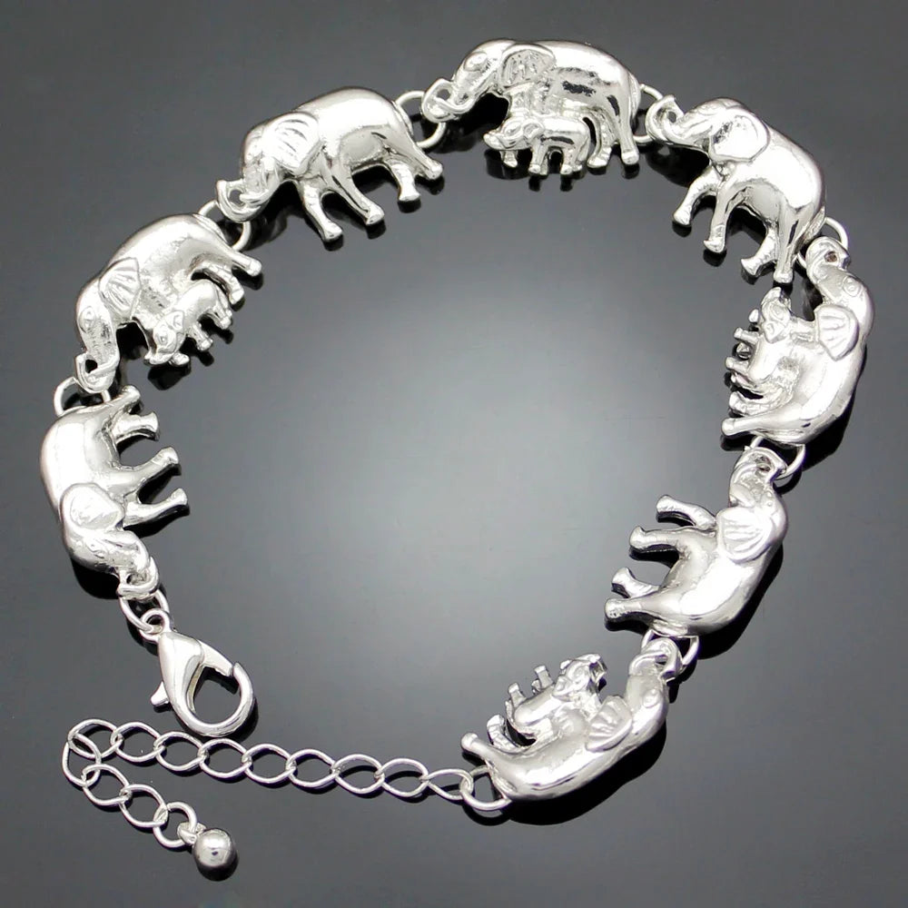 Clearance_Cat Pendant Charm Chain Link Bracelets For Women Cowgirl Cuff Bangles Fashion Jewelry Egyptian Bastet Pulseira Accesso