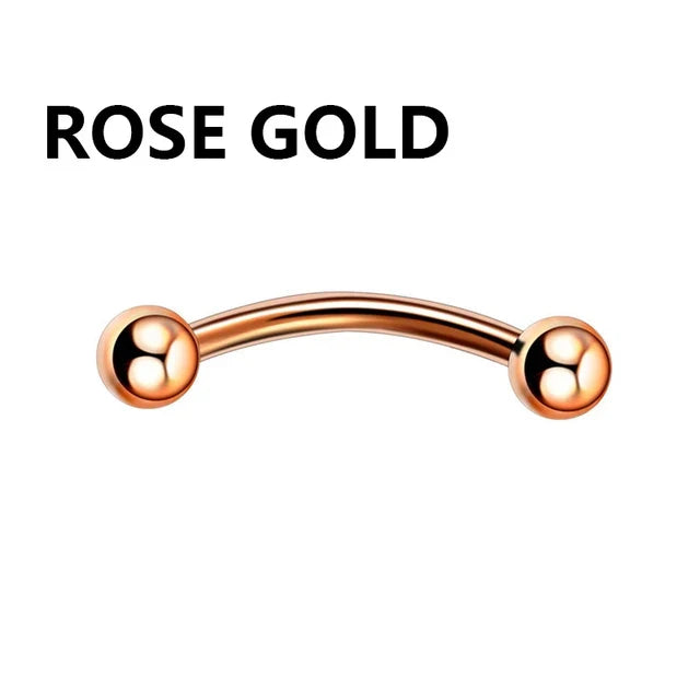 1PC metal Horseshoe Fake Nose Ring C Clip Septum Lip stainless steel Real Piercing Nose Rings Hoop For Women Men Jewelry