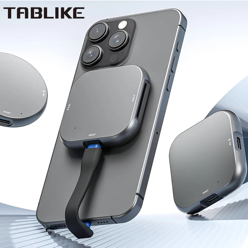 New Magnetic Type-C M.2 Mobile SSD Enclosure for Phone Tablet with 100W PD Fast Charging - Stylish, Unique & Portable