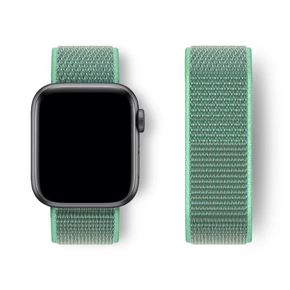 Nylon Sport loop Strap For Apple Watch Band 44mm 42/40mm 45mm  38/41mm pride Bracelet iwatch Ultra2 49mm Series 9 8 se 7 6 5 4 3