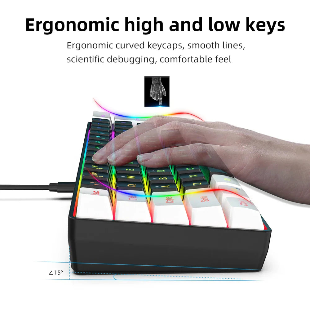 Dragon RGB Wired Keyboard and Mouse Set
