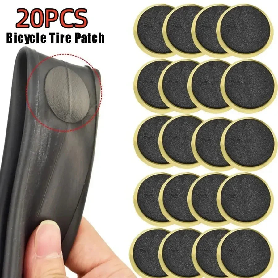 30/20/10PCS Glue-free Bicycle Tire Patches - Quick Self-Adhesive Repair for Tyre Protection